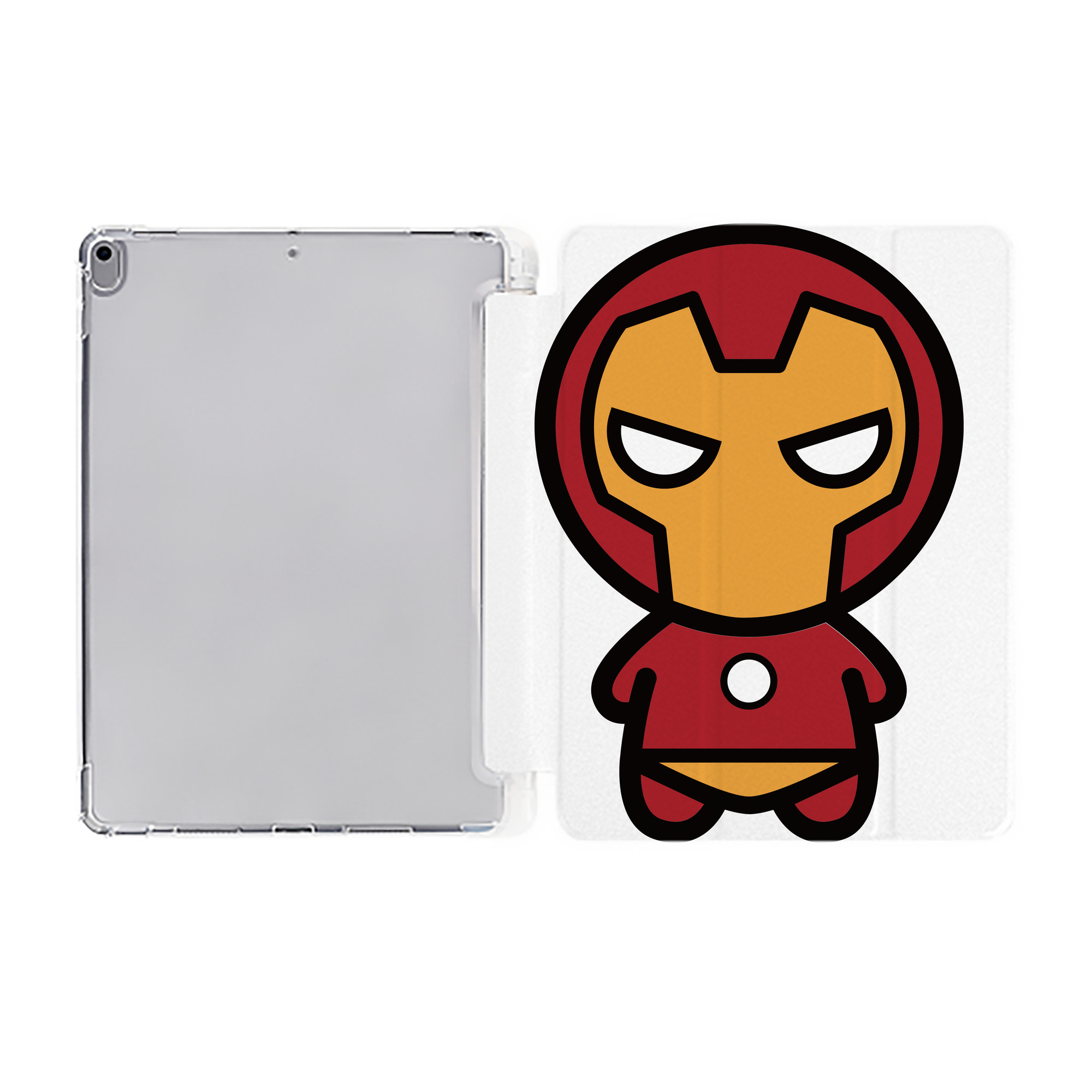（画像用） アベンジャーズ The Avengers IPad ケース ペン収納付き 三つ折りスタンド PUレザー×シリコン 対応機種9.5/10.5/10.9インチ